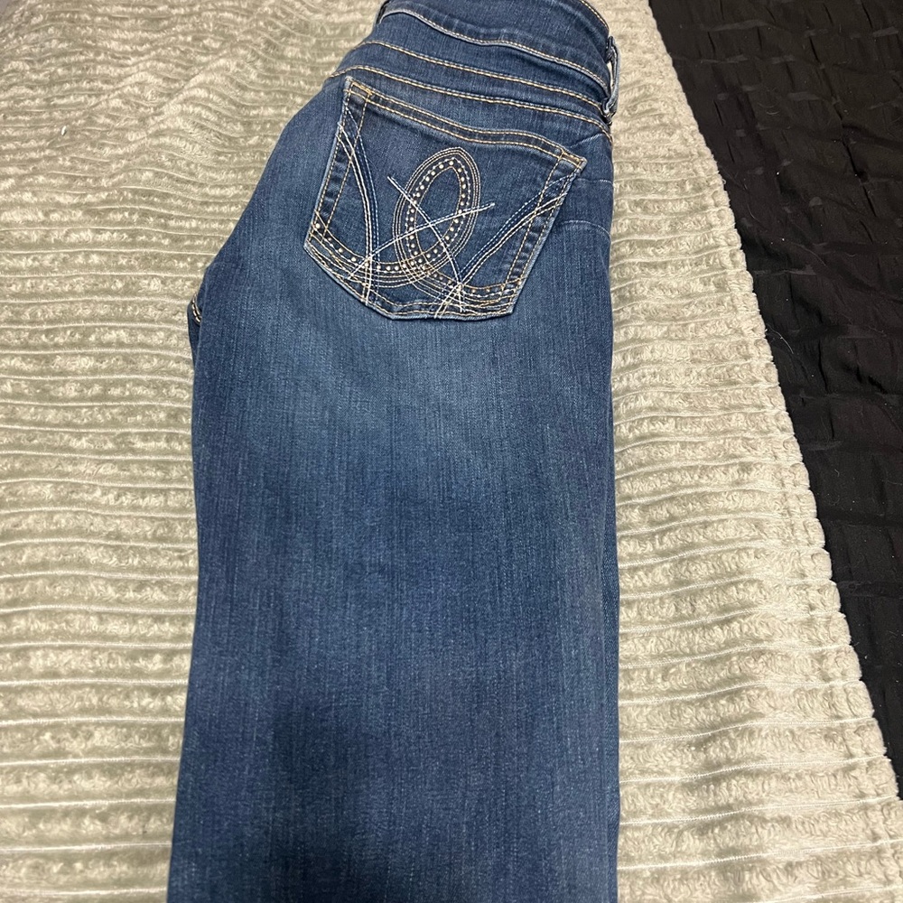 Wrangler Blue Boot Cut Jeans Classic Denim